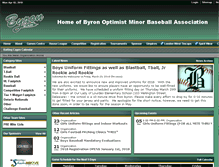 Tablet Screenshot of byronbaseball.ca